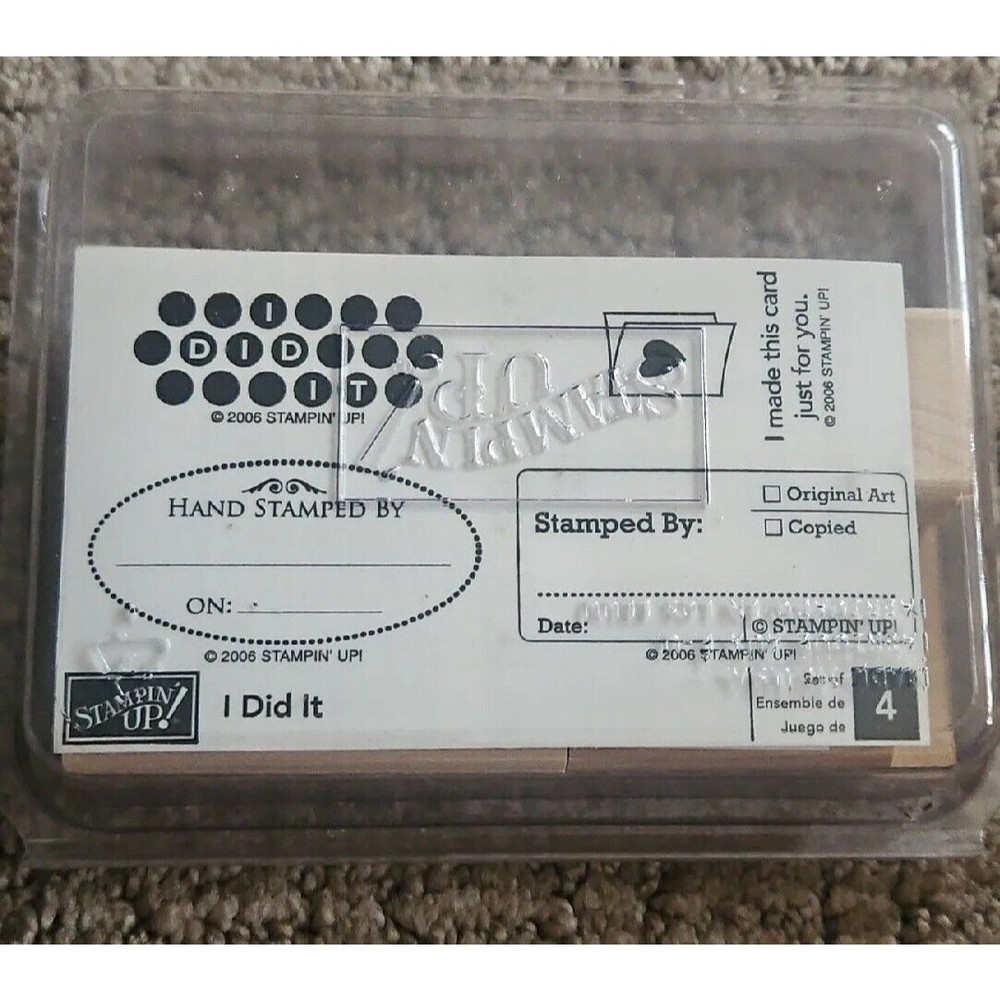 Stampin’ Up! - I Did It
